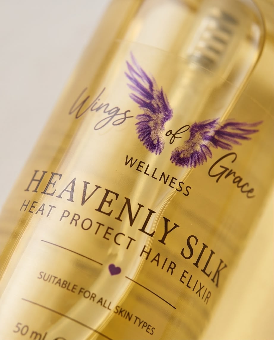 Heavenly Silk Heat Protect Hair Elixir